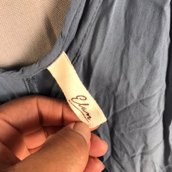 Elan V-back Cover-up Maxi Dress In Blue - Picture 4 of 7